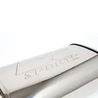 DC Sports Universal Oval Muffler 2.5" Inlet 2.5" Outlet - Image 5