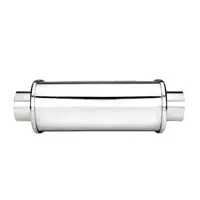 DC Sports Universal Oval Muffler 3" Inlet 3" Outlet - Image 3