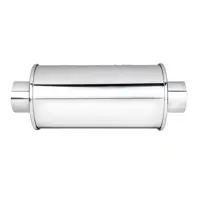 DC Sports Universal Round Muffler 3" Inlet 3" Outlet - Image 3
