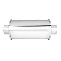 DC Sports Universal Round Muffler 3" Inlet 4" Outlet - Image 3