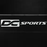 DC Sports White Die Cut Sticker - Image 1